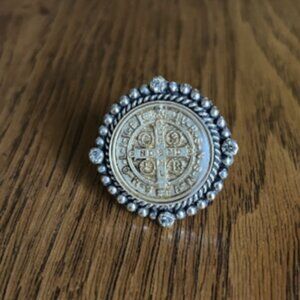 VIRGINS SAINTS & ANGELS VSA Grande San Benito Ring Silver Size 7.5